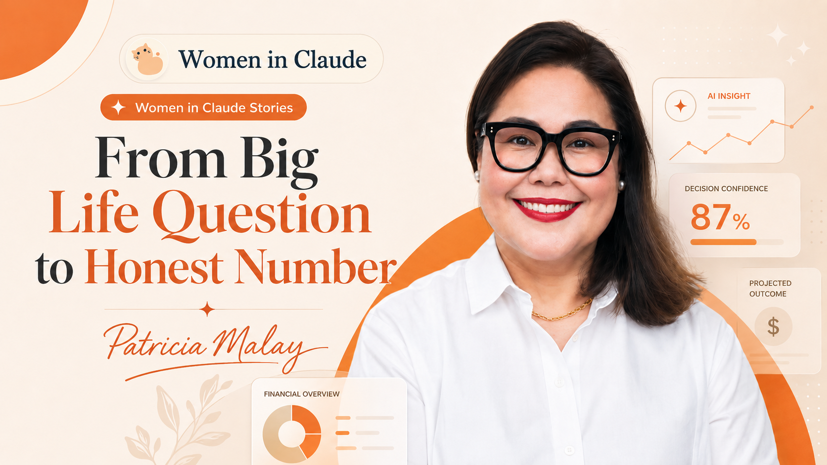 Patricia Malay with the title From Big Life Question to Honest Number